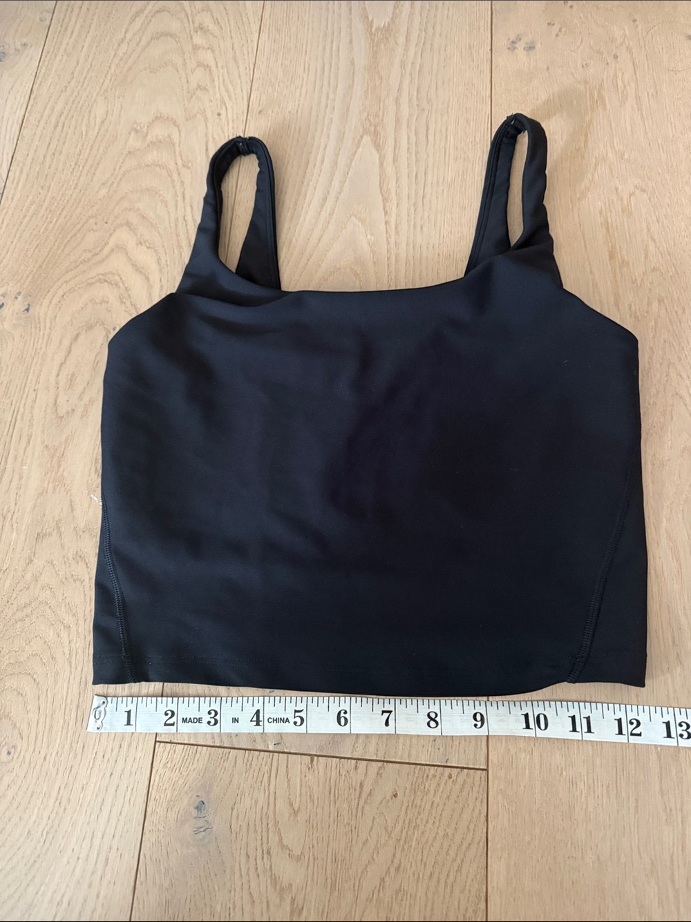 Old Navy Black Active PowerSoft cropped tank